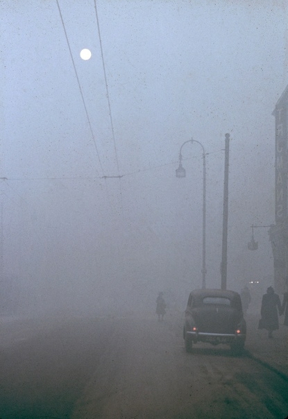 Fog in old London