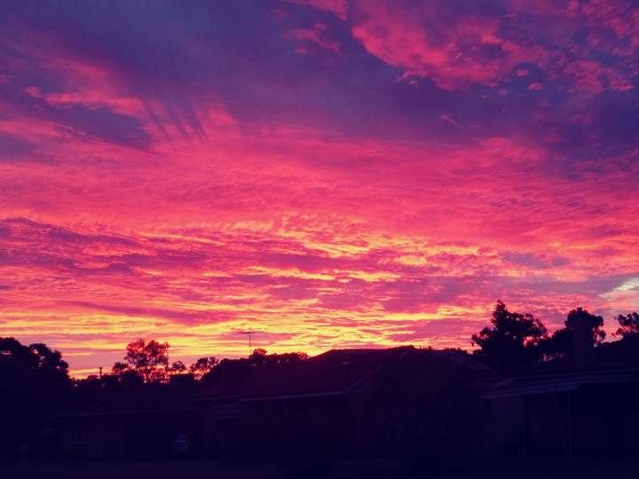 sunset in Perth