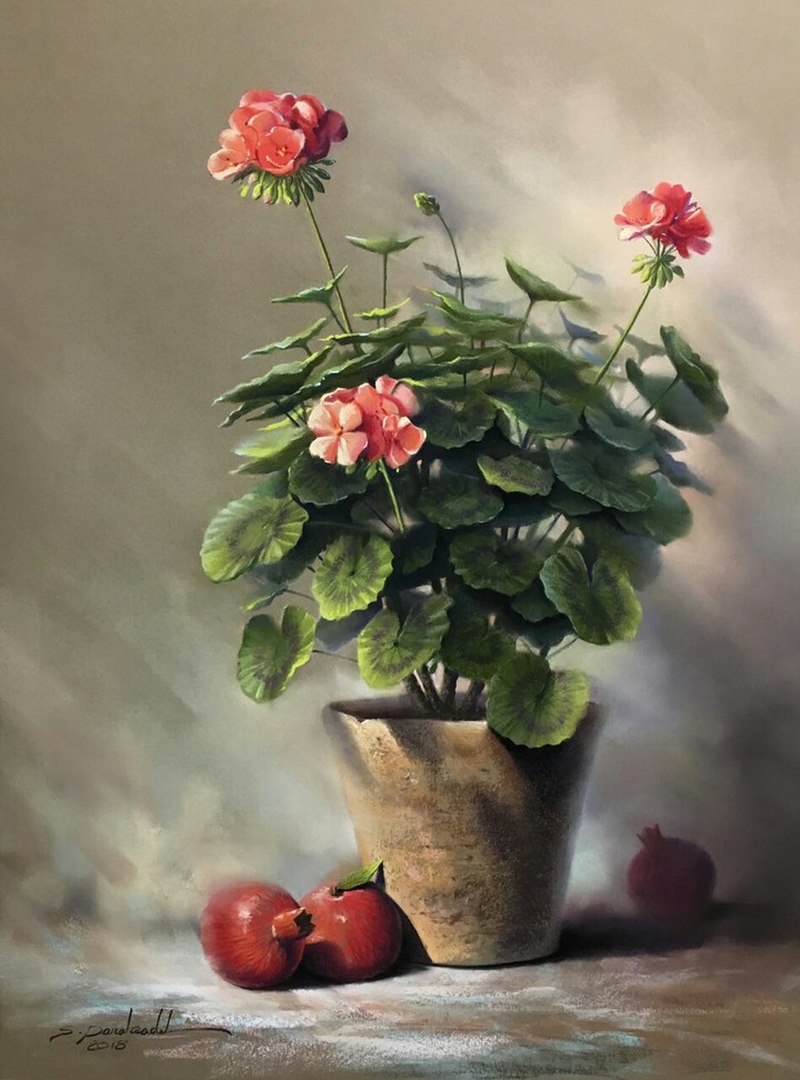 نقاشی پاستل اثر استاد پناه زاده #pastel 
By, #saeedpanahzade
