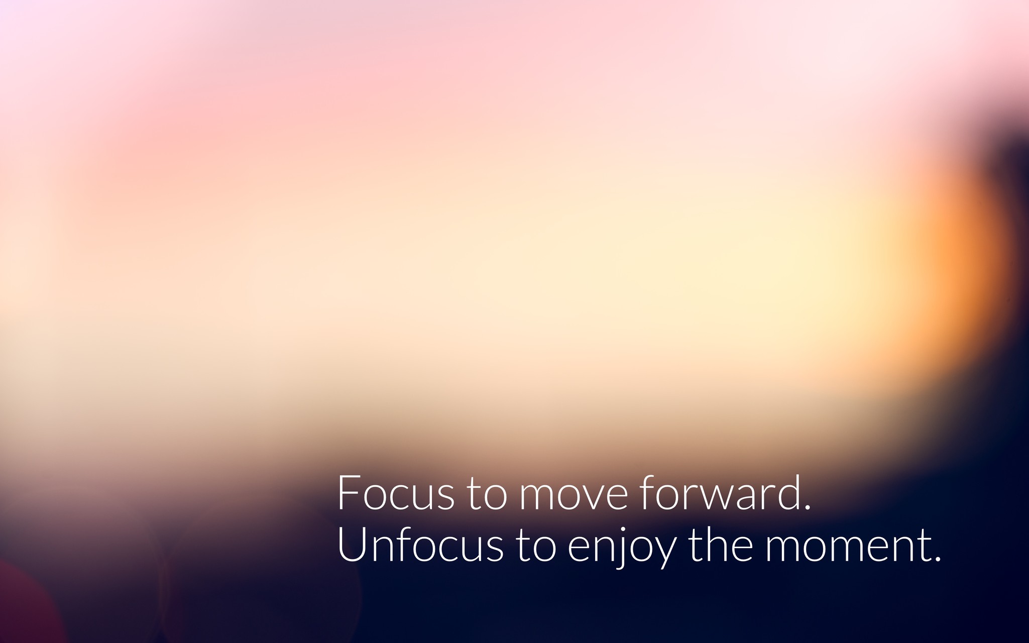 Unfocus