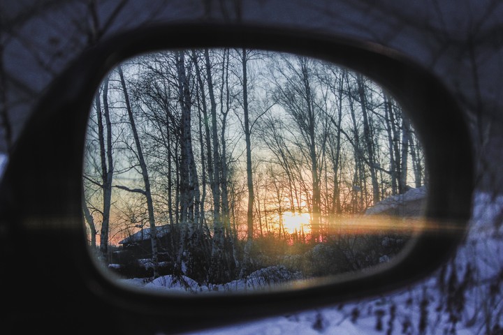 Закат в зеркале