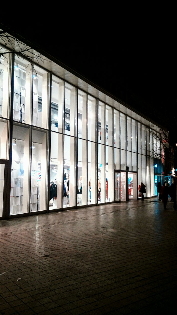 Illuminated Building
