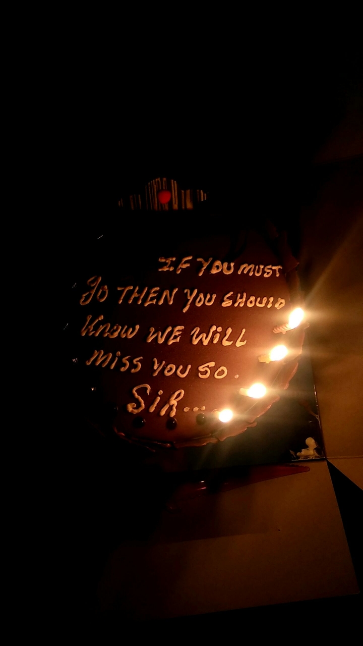 Teachers day cake
