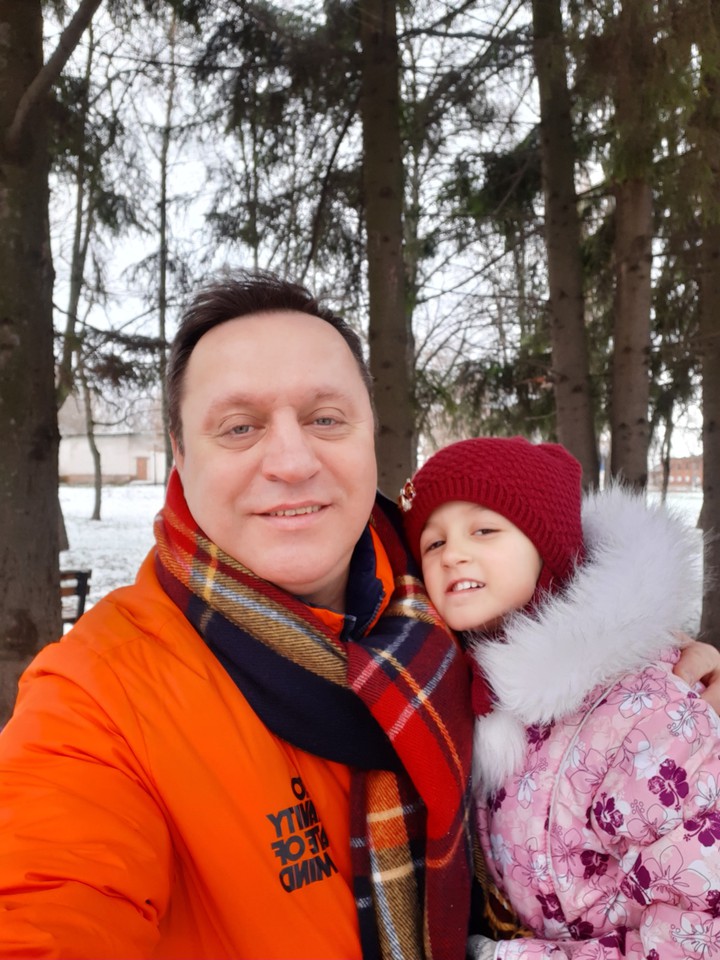 Me and my granddaughter.