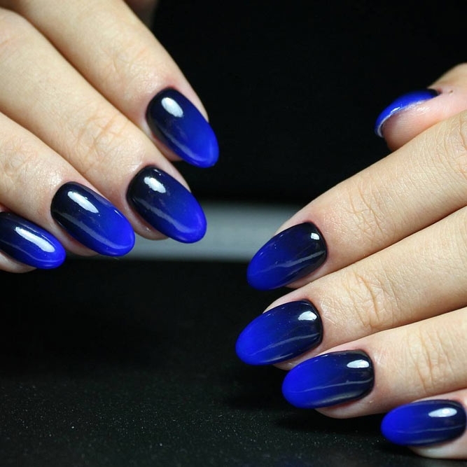 Blue nail