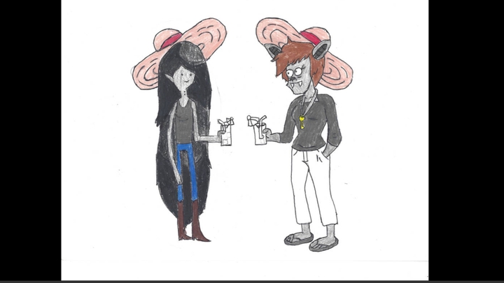 Marceline And Stef Chilling