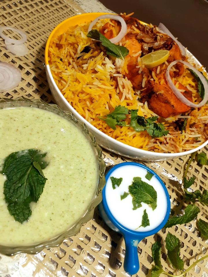 Tikka biryani