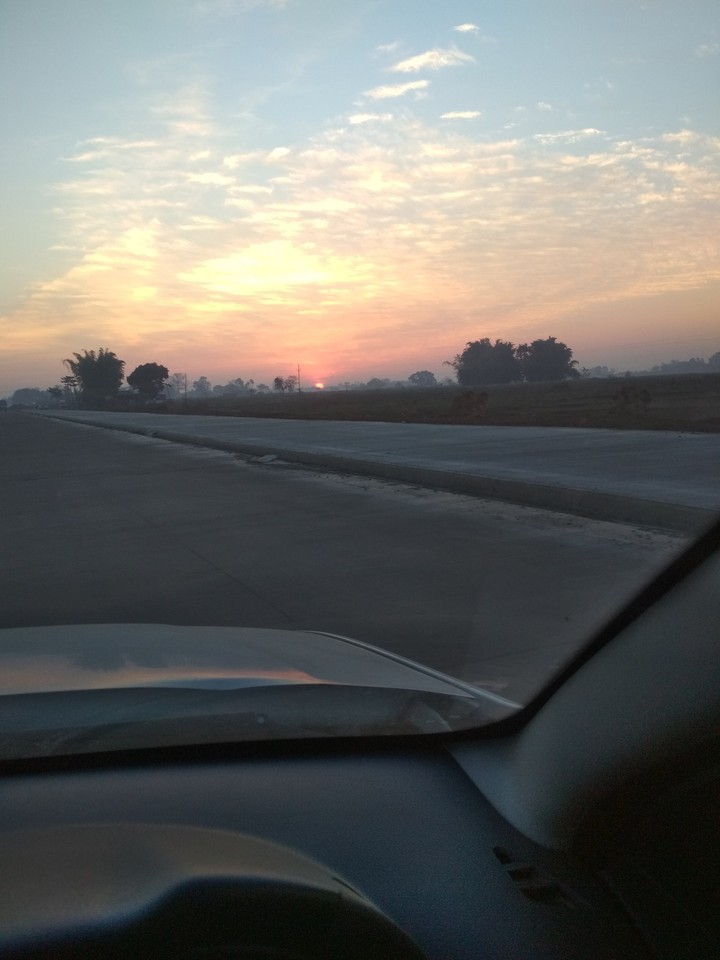 sunset from garhwa Jharkhand