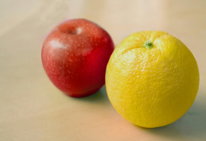 Apple & orange