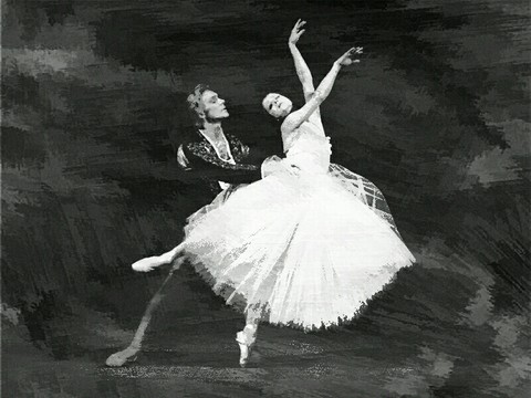 ταπετσαρίες dance, black-and-white