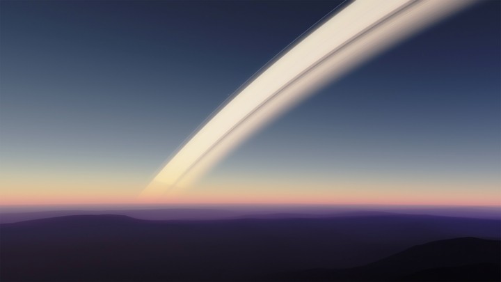 ring of a distant planet