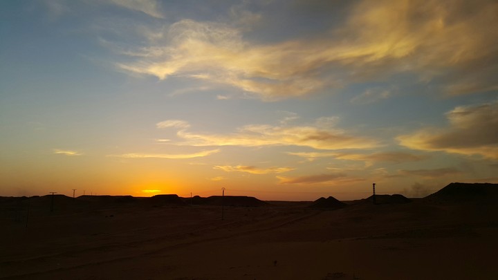 coucher du soleil