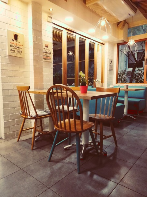 Coffee shop.