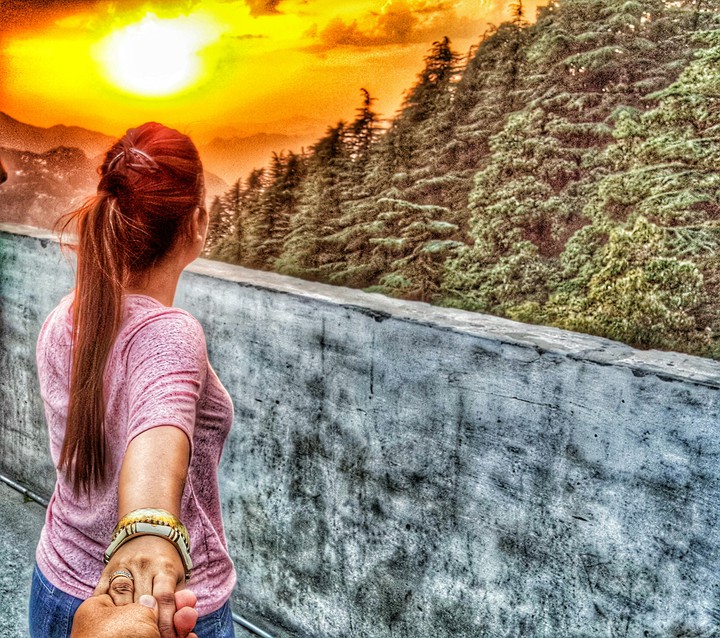 shimla sunset