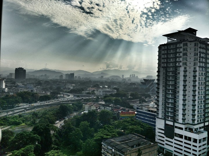 Sun rise from my balcony