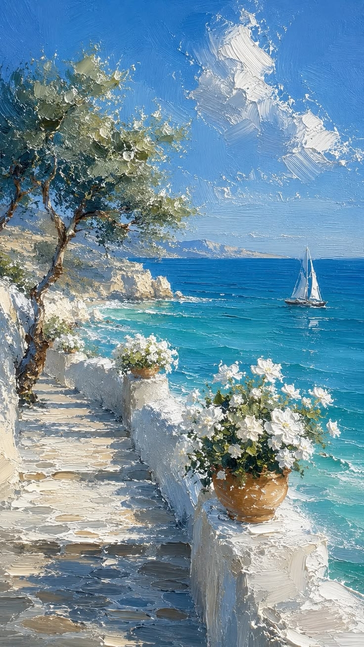 papéis de parede shore, blue