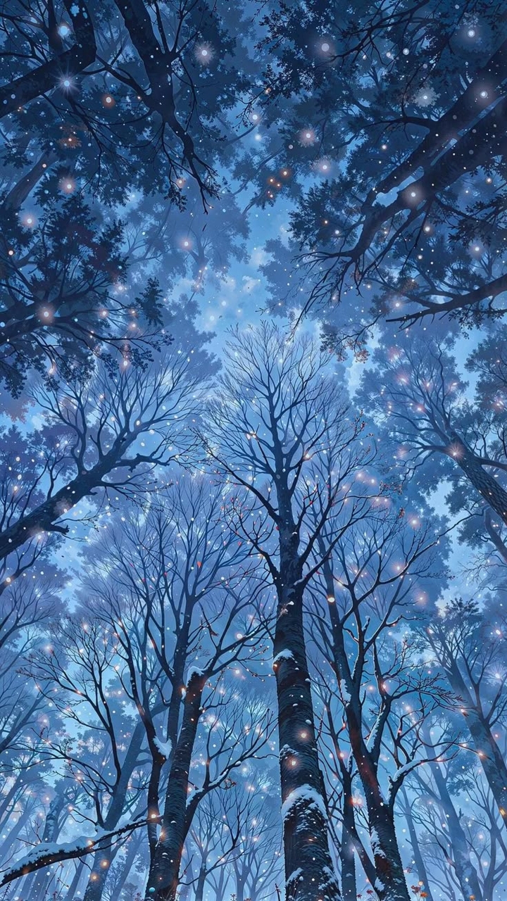 обои twig, forest