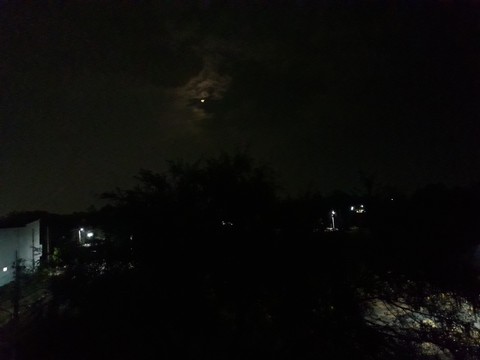cloudy night
