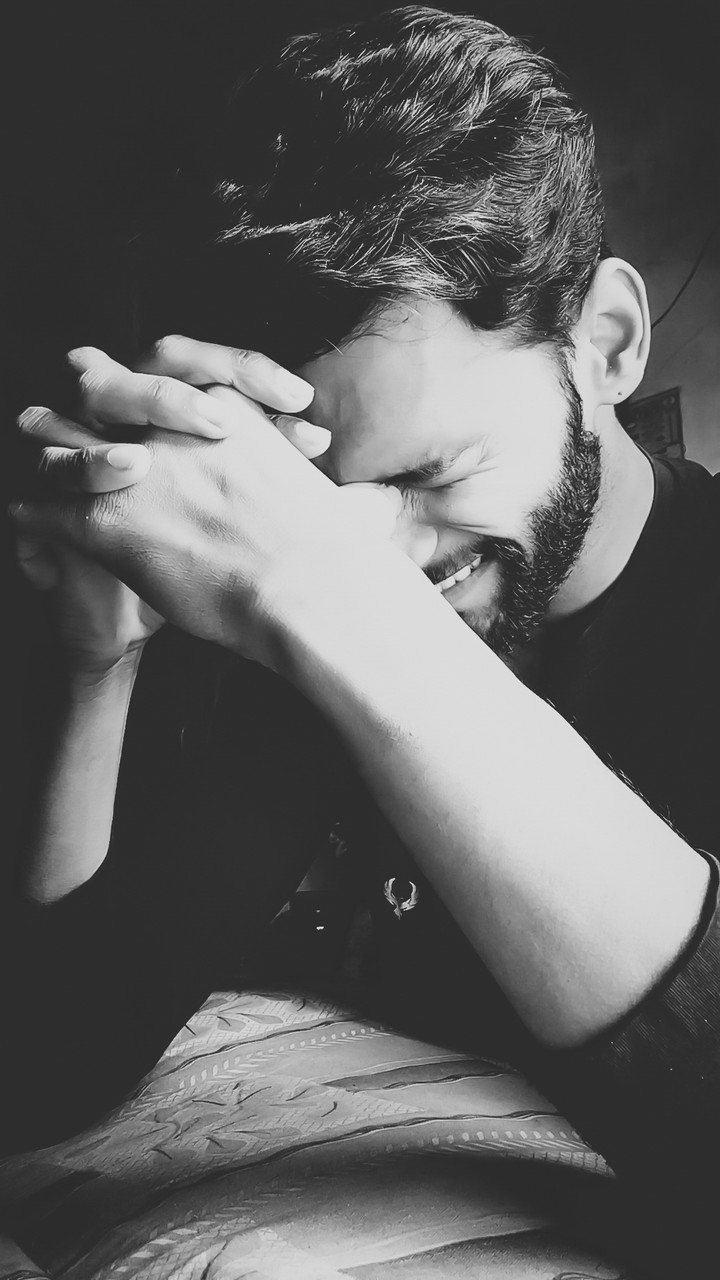 Who said Men don't blush??