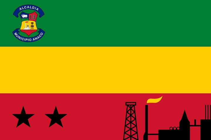 Bandera Anaco municipality of Anzoategui