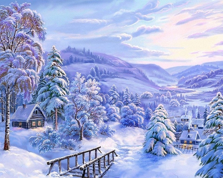 зима