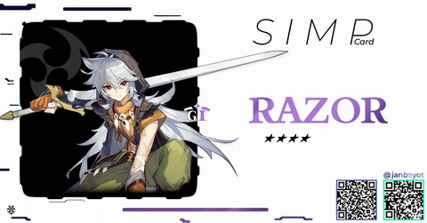 Genshin Impact / Razor simp card