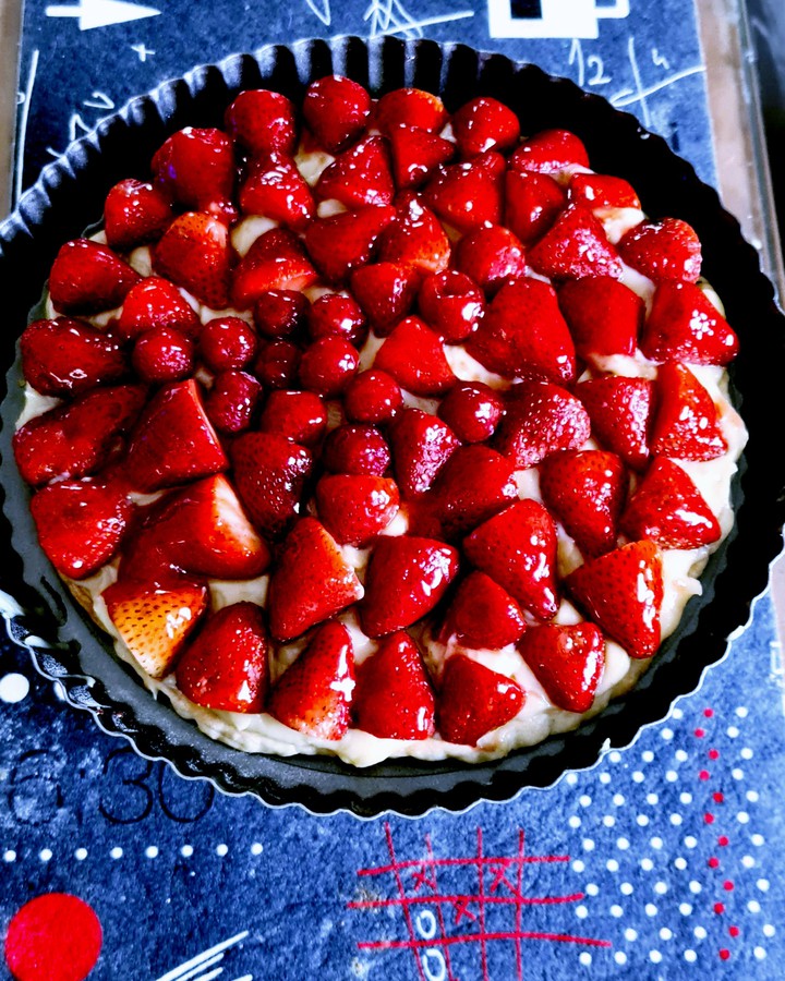 tarta de fresas