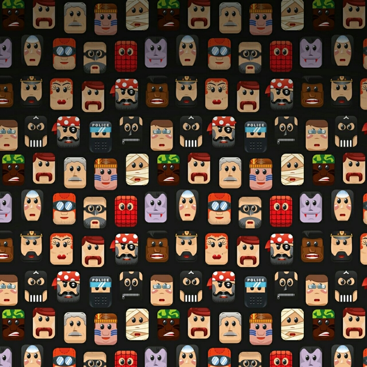 Famous Cartoon Heads Wallpaper