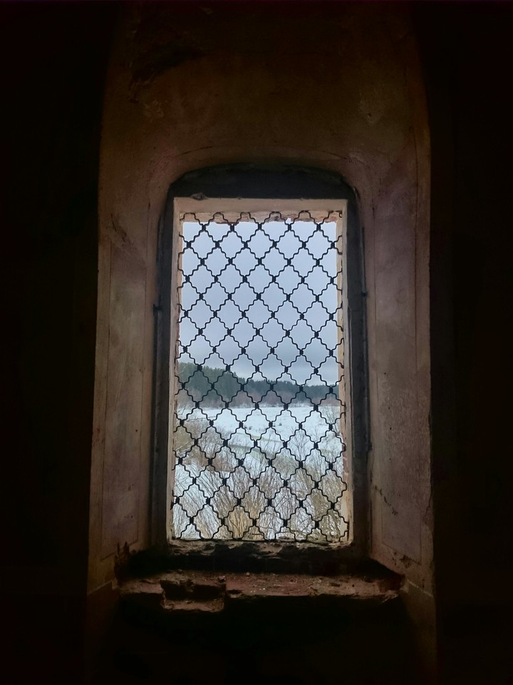 Window in the broken church