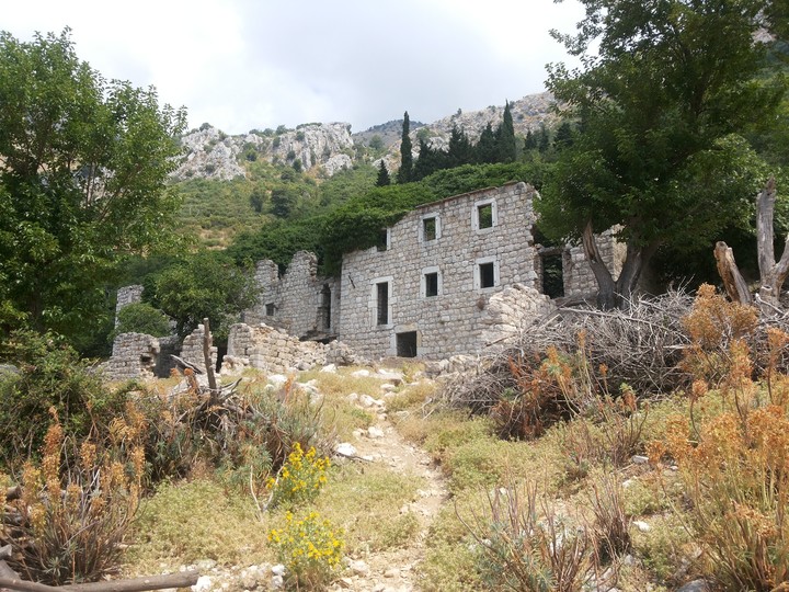 ruin in the mountain