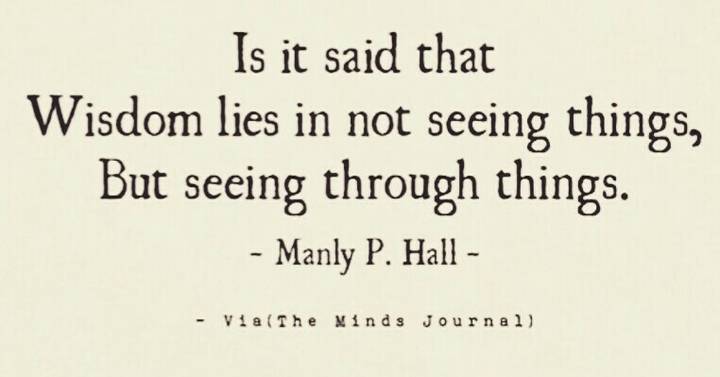 but seeing through things