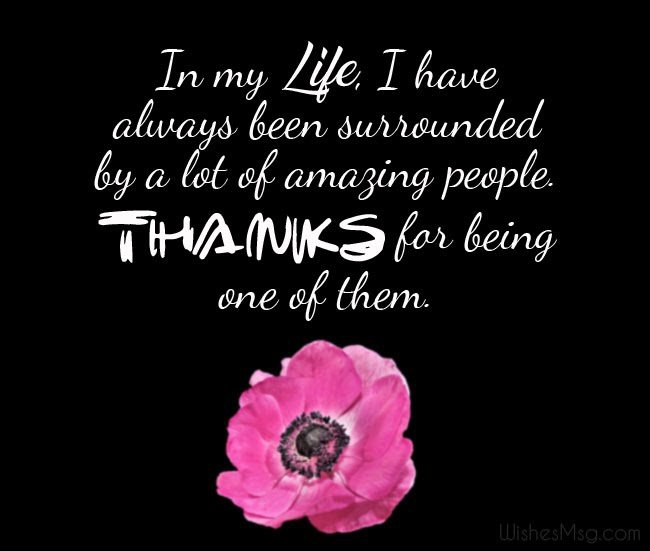 THANKS for for being one of them (๑◔‿◔๑)