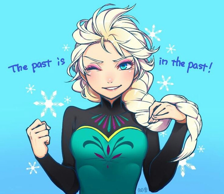 Queen elsa anime version