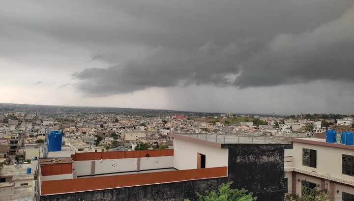 ?️ clouds over the city