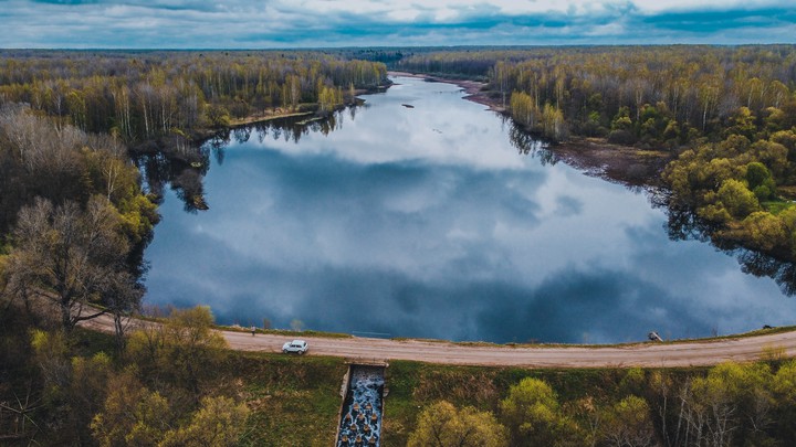 River somewhere in Russia