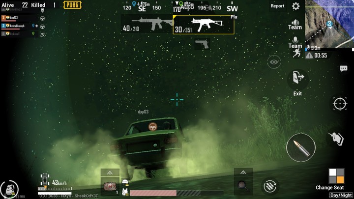 PUBG night mode