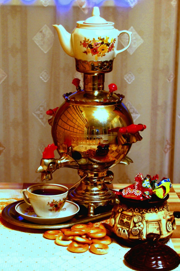 Tea Time. Samovar
