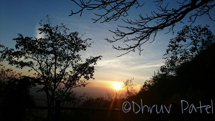 The sunrise