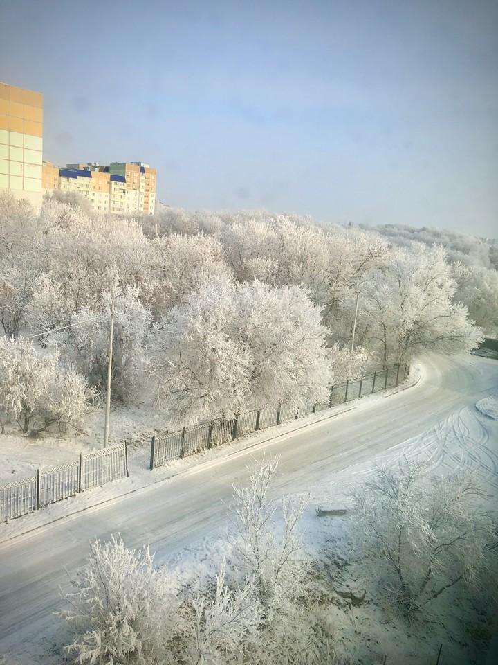 зимний Саратов