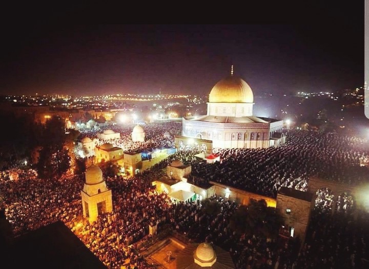 صلاة التراويح بالقدس رمضان 2018