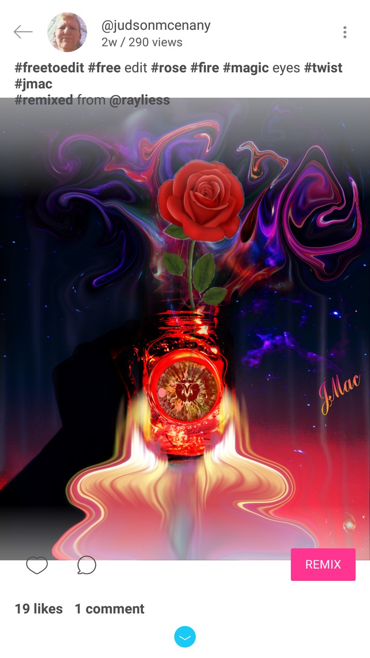 done by me editing and  adding effects, etc. on picsart!