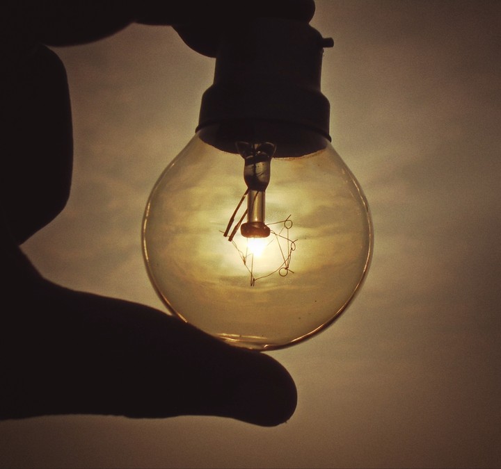 THE SUN RISING IN THE BULB