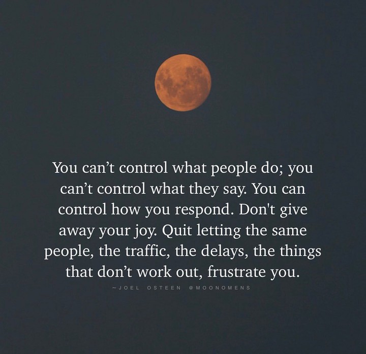 Let Them Say ...... Don't Give Away Your Joy