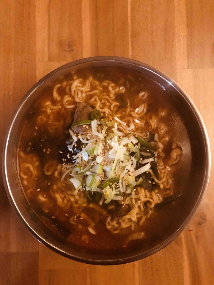 소고기 해장라면