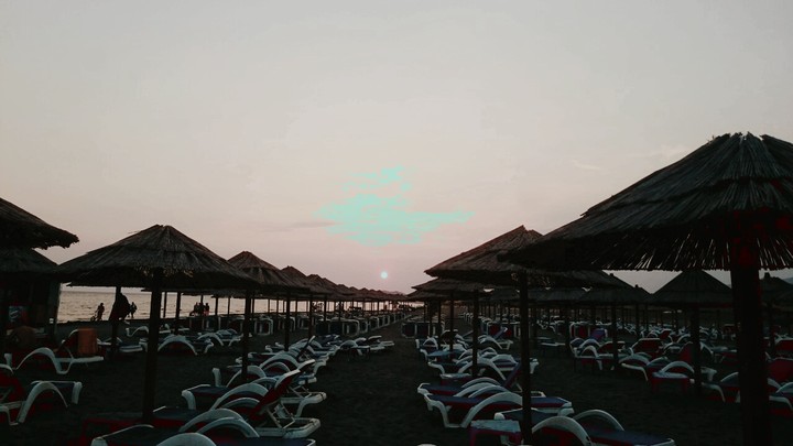 Beach with no end