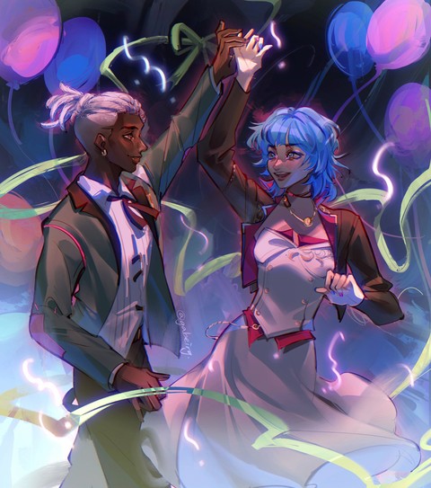 blue, Couple wallpapers