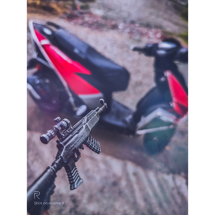 Pubg Gun with Scooty