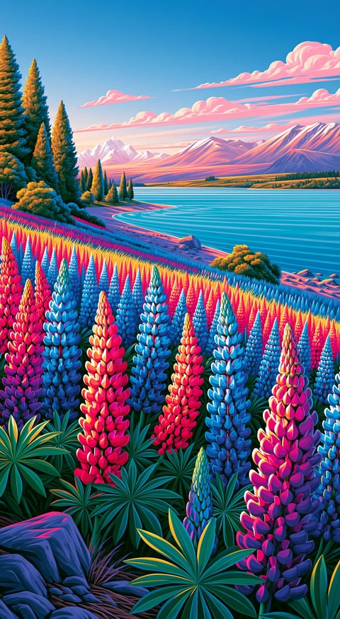sfondi paint, wildflower