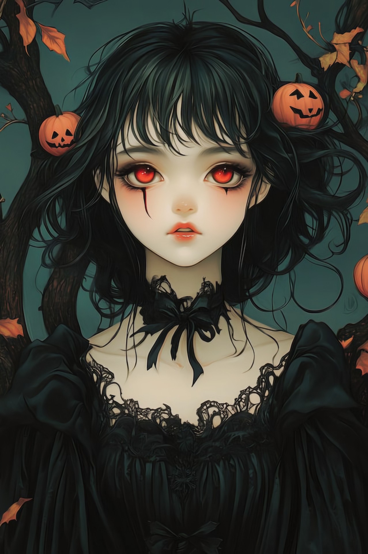 GOTHIC HALLOWEEN GIRL
