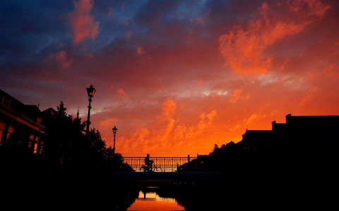 orangy evening